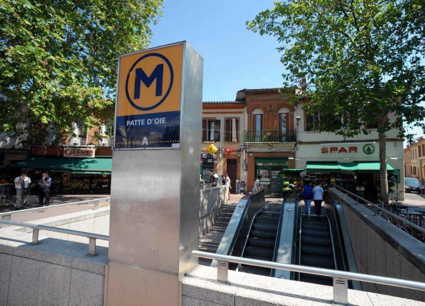 T3 Tout Confort Metro Patte D'Oie Тулуза Екстер'єр фото